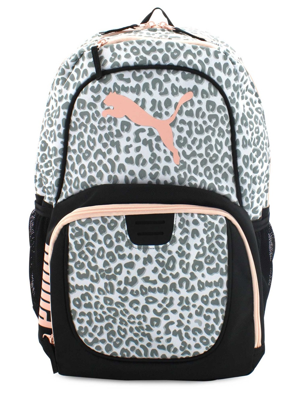 NWT Puma Evercat Contender 3.0 Backpack Bag Pink Leopard, Print, Gray Black